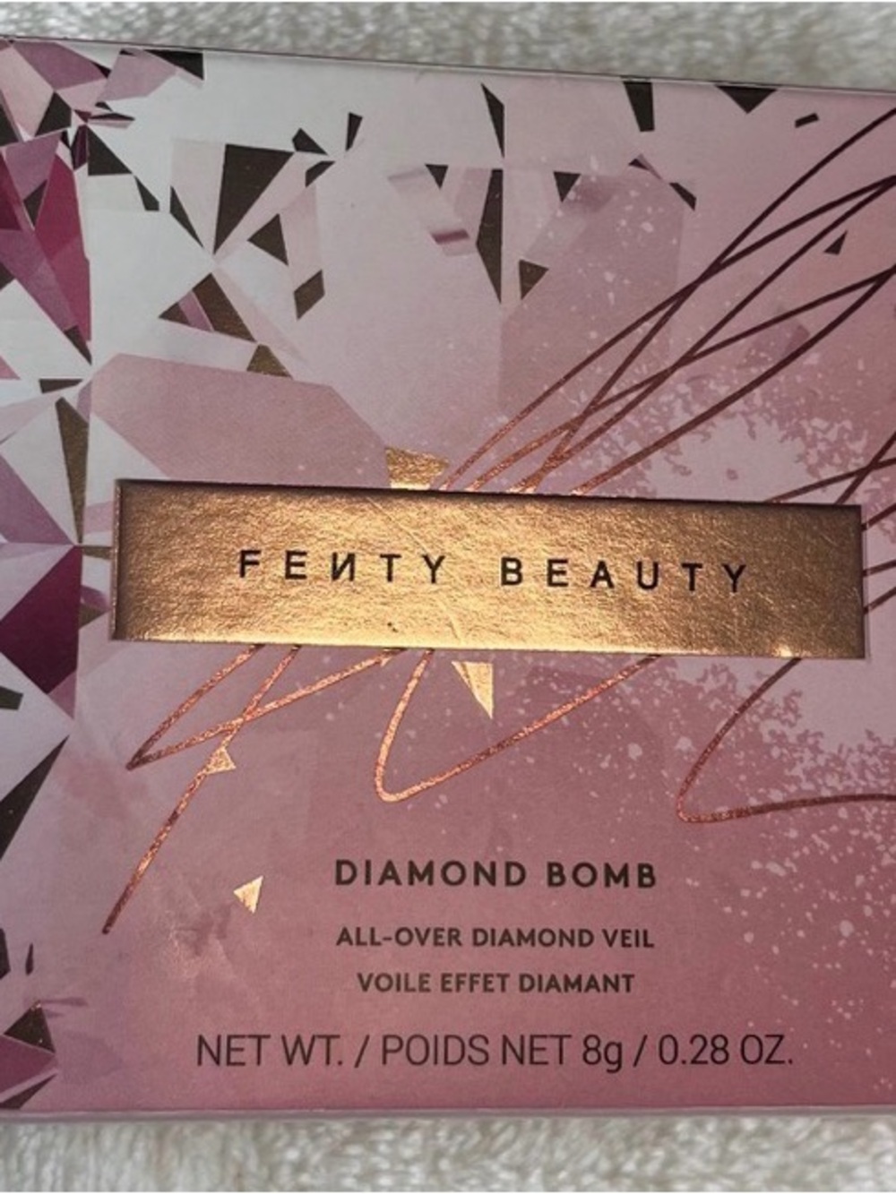 Fenty Beauty Diamond Bomb All-Over Diamond Veil — Rose Rave Pink Glow - Picture 4 of 6
